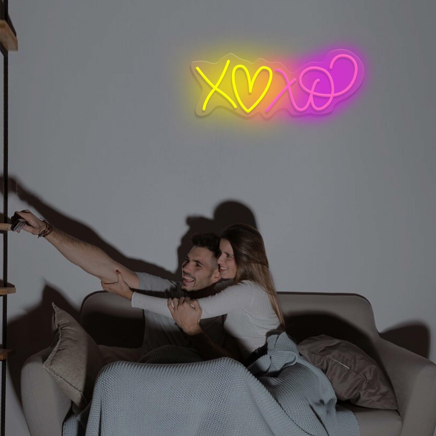Heart Neon Signs I LOVE YOU Pink LED Light Wall Decor Wedding Party Gift