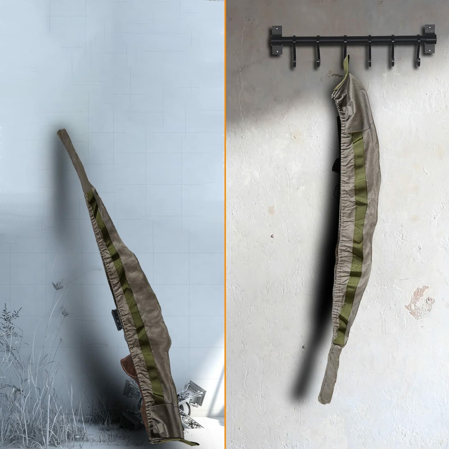 Miaking Quick Release Shotgun Rifle Sock Sleeve Brown Size 38-51in