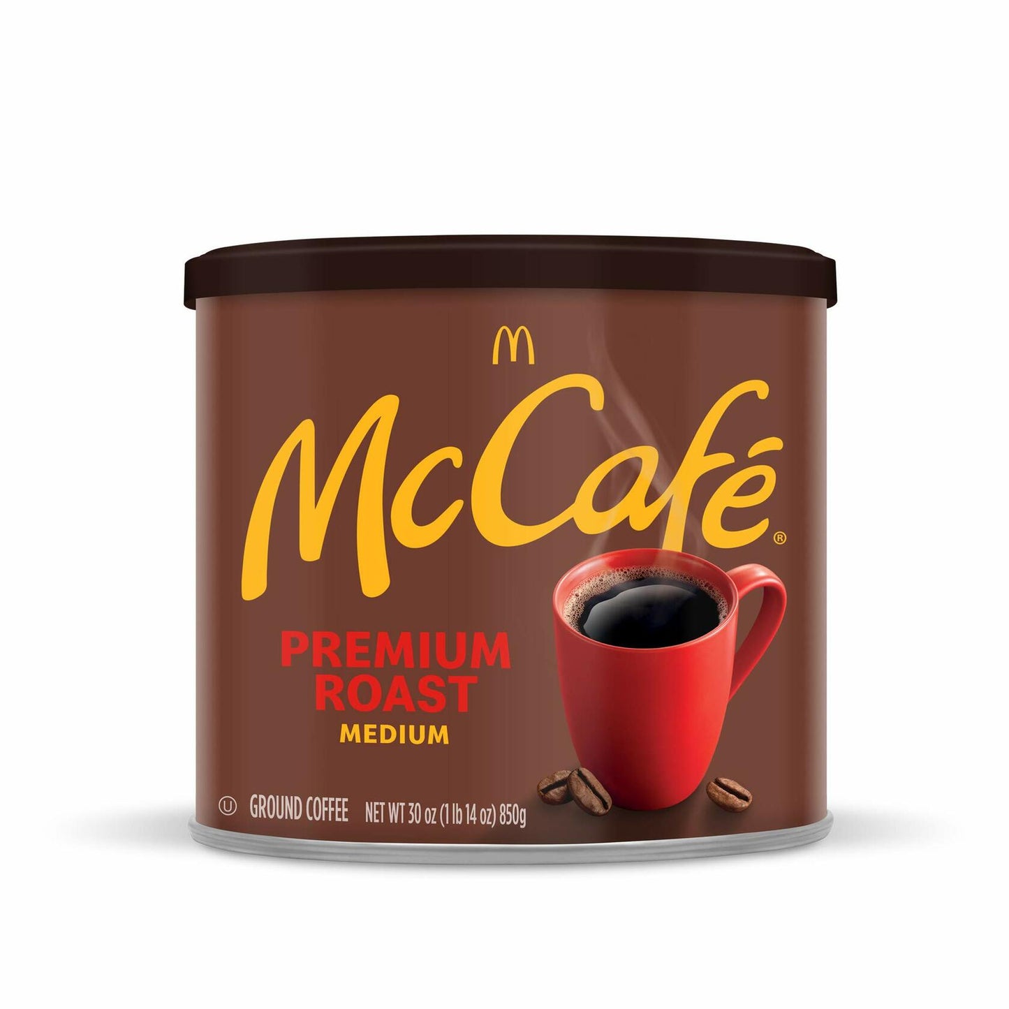 BestBy12/24 McCafe Premium Medium Roast Ground Coffee 30oz Canister