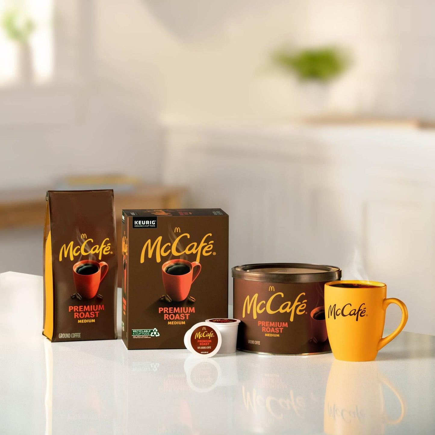 BestBy12/24 McCafe Premium Medium Roast Ground Coffee 30oz Canister