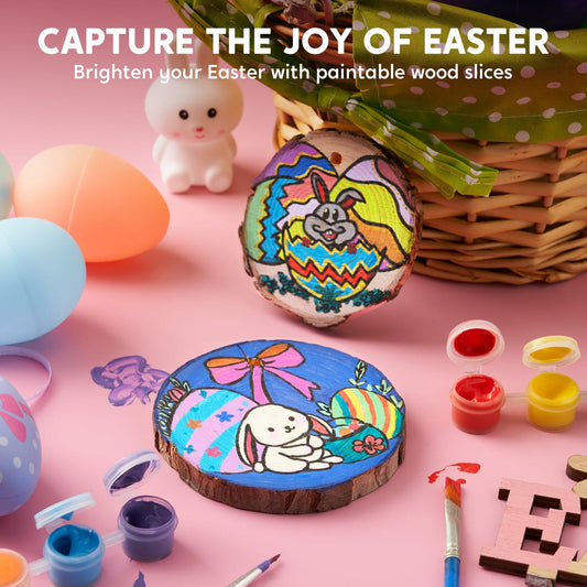 Klever Kits Wooden Glow in The Dark Painting Craft Kit for Kids Ages 6-12