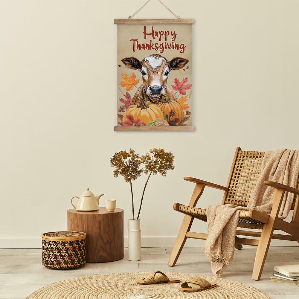 XIAOAIKA Vintage Home Sweet Home Poster Linen Canvas Wall Art 16x23