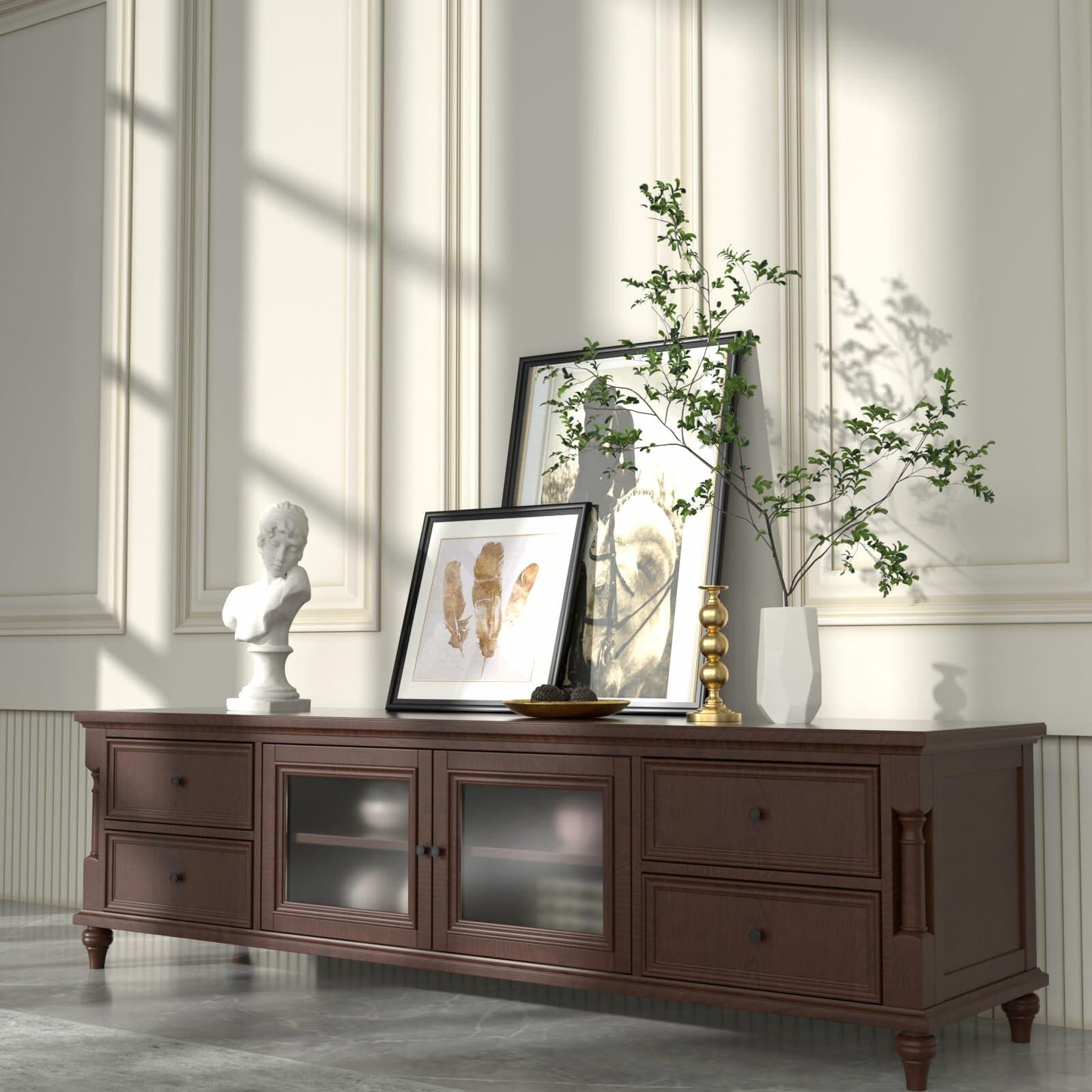 Leulan 10 Pack Zinc Alloy Knurled Cabinet Knobs Matte Black Drawer Hardware