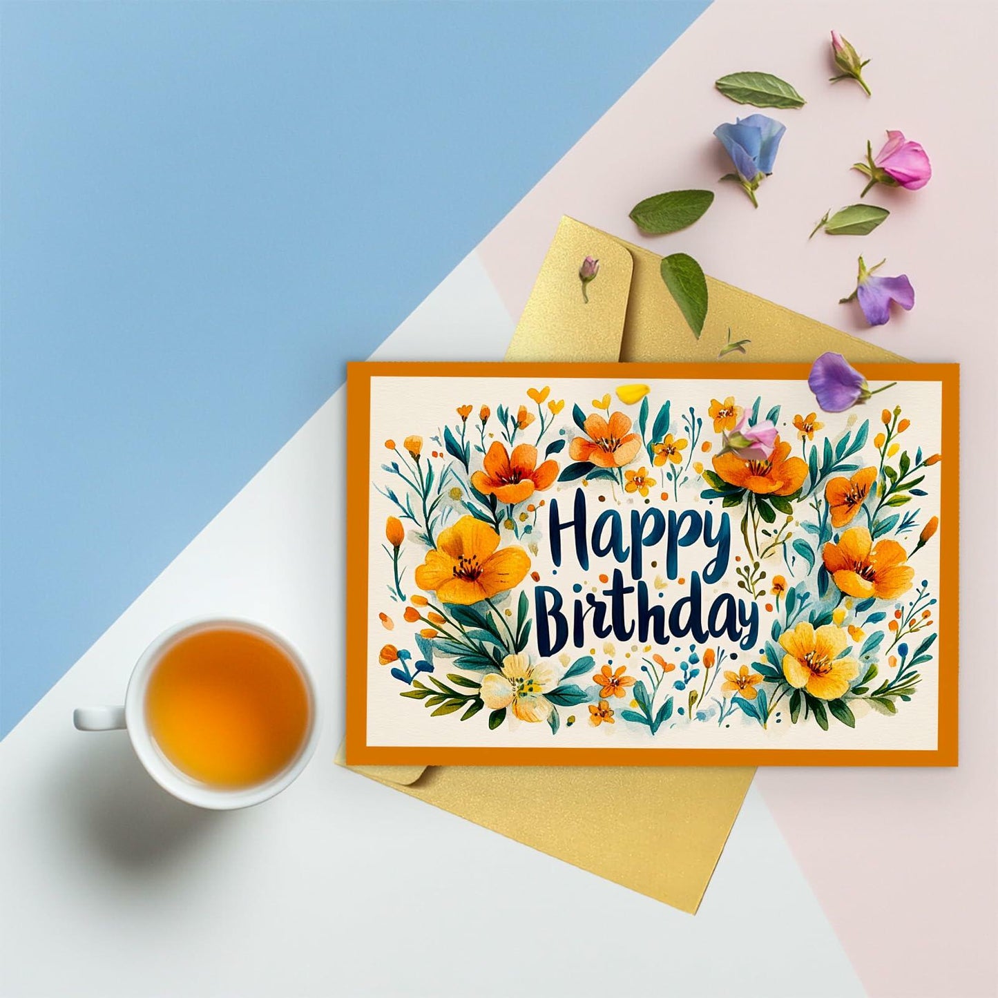BESFIRD Funny Birthday Card Cute Deer Greeting 8x5.3 inches