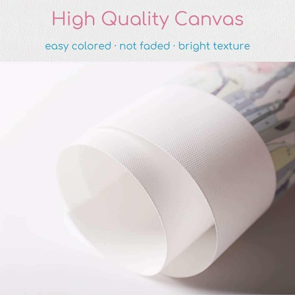 Ediximi Paint by Numbers Kit Tree of Life 12x16 Canvas Wooden Frame