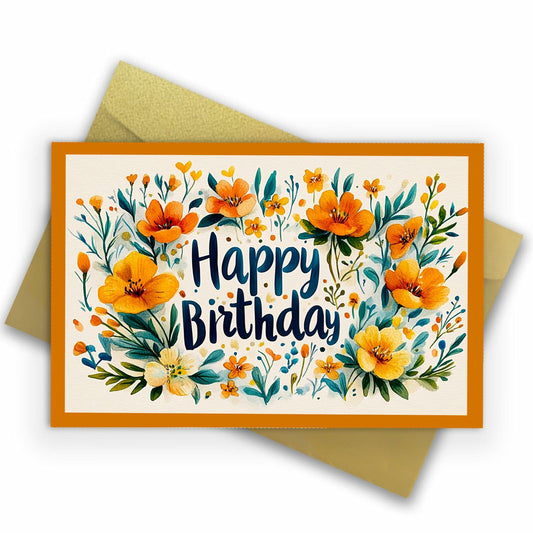 BESFIRD Funny Birthday Card Cute Deer Greeting 8x5.3 inches