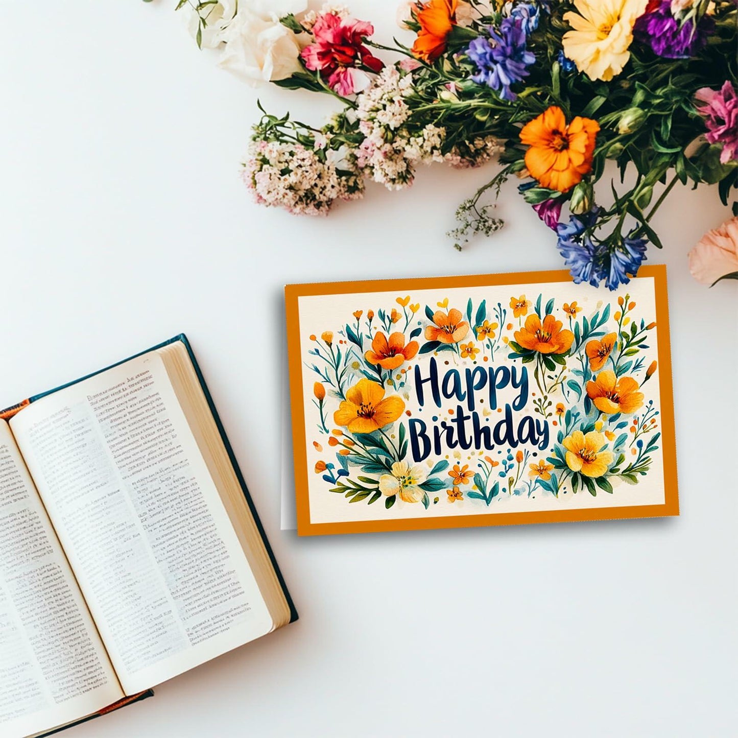 BESFIRD Funny Birthday Card Cute Deer Greeting 8x5.3 inches
