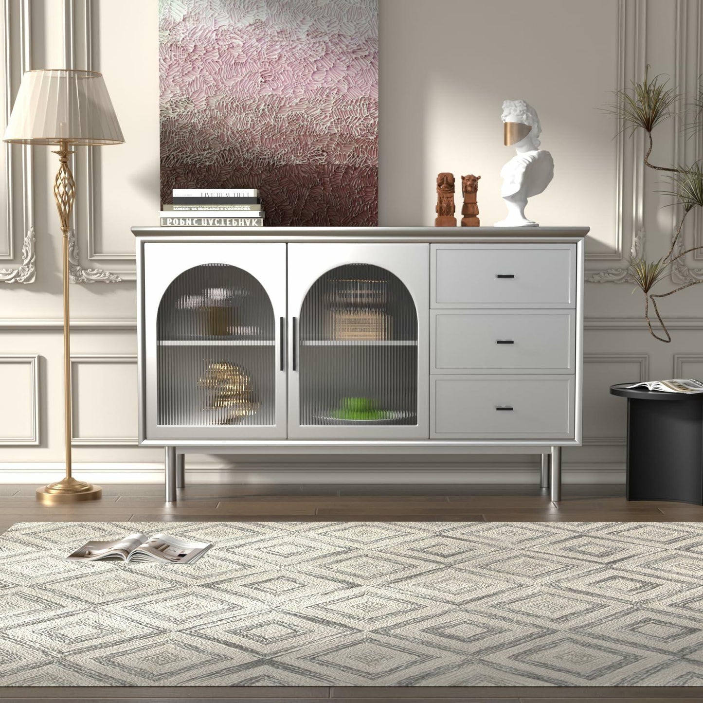 homdiy Matte Black T Bar Cabinet Knobs Kitchen Drawer 10 Pack