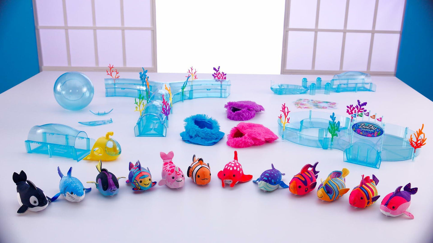 Zhu Zhu Fish Flip Orca Motorized Aquarium Pet Toy 0.33lb