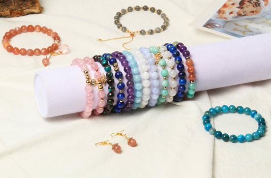 Song Xi Natural Aquamarine 6mm Round Gemstone Beads 60Pcs