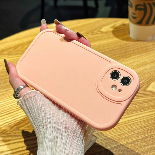 Callyue iPhone 16 6.1 TPU Case Circular Edges Camera Protection Black