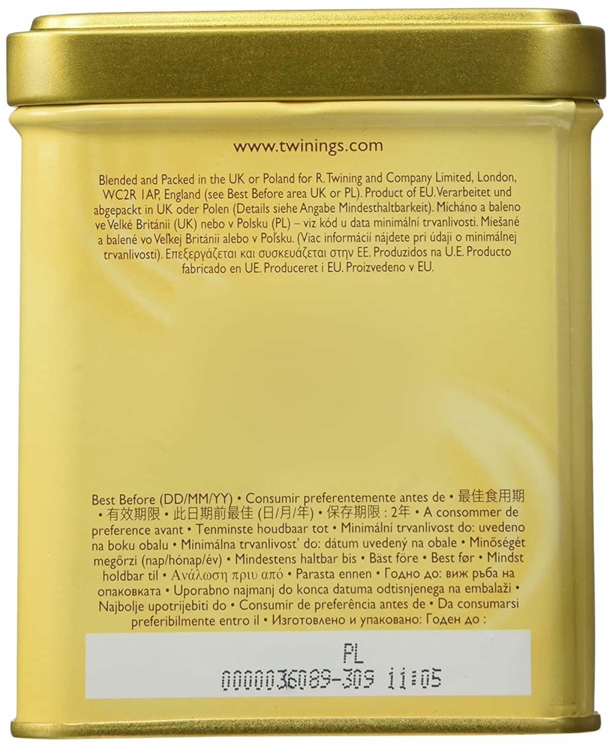 BB03/26 Twinings Earl Grey Loose Tea 7.05 oz Tin Classic Flavor