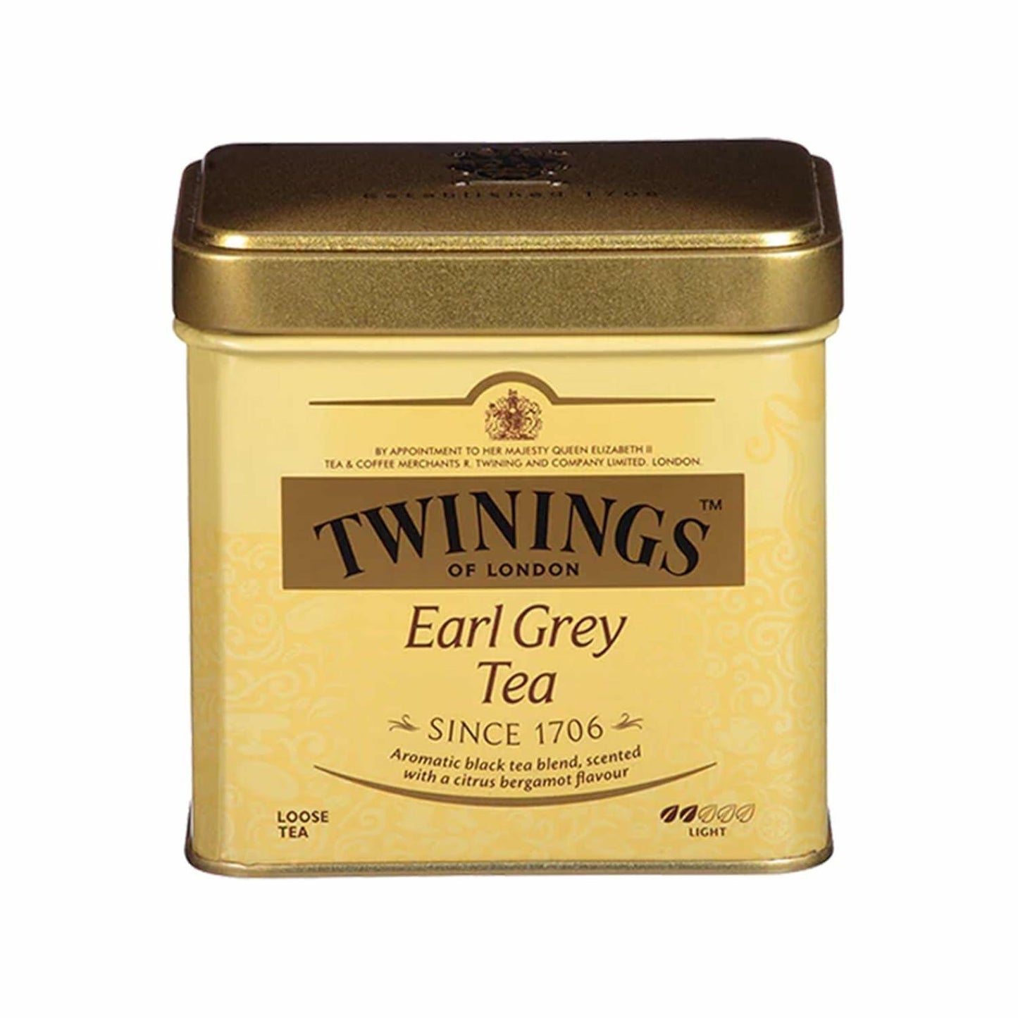 BB03/26 Twinings Earl Grey Loose Tea 7.05 oz Tin Classic Flavor