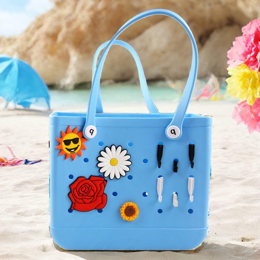 MOTOFITOOL 2 Pcs Insert Hooks for Bogg Bag & Simply Southern Tote Teddy Bear