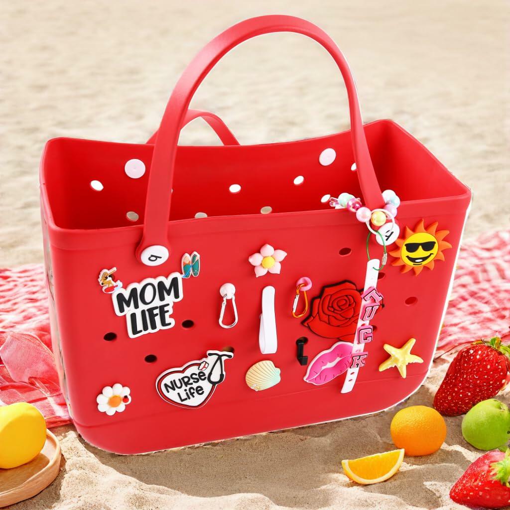MOTOFITOOL 2 Pcs Insert Hooks for Bogg Bag & Simply Southern Tote Teddy Bear