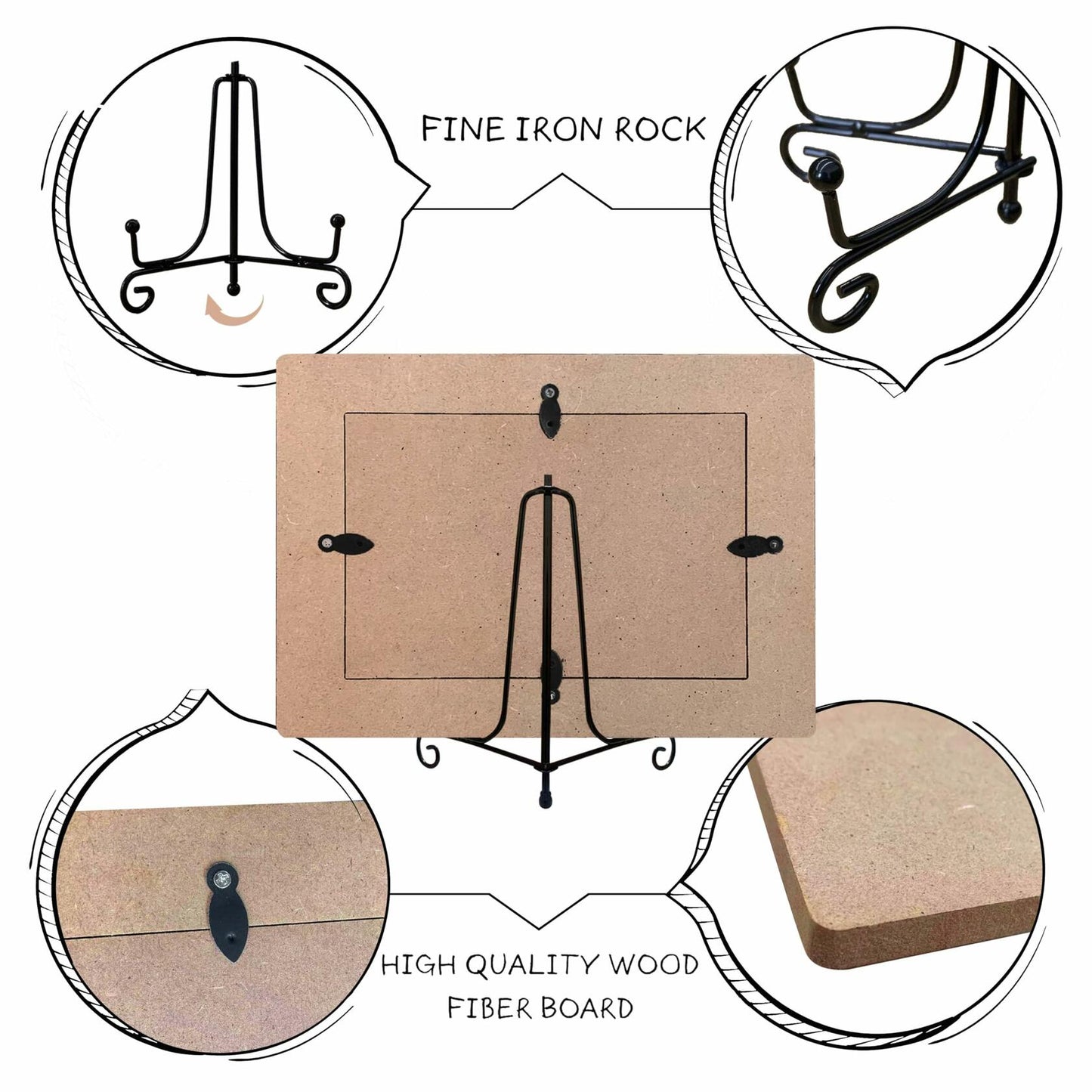 SSQBZU New Born Baby 'My 1st Christmas' Photo Frame 4x6 White