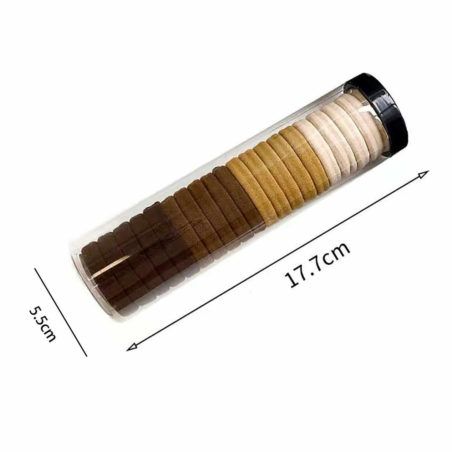 XXFBJNMD 20 Pcs Seamless Rubber Bands High Elasticity Soft Hair Bands HS