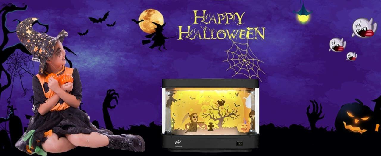 Lightahead Halloween LED Decorative Motion Picture Lamp