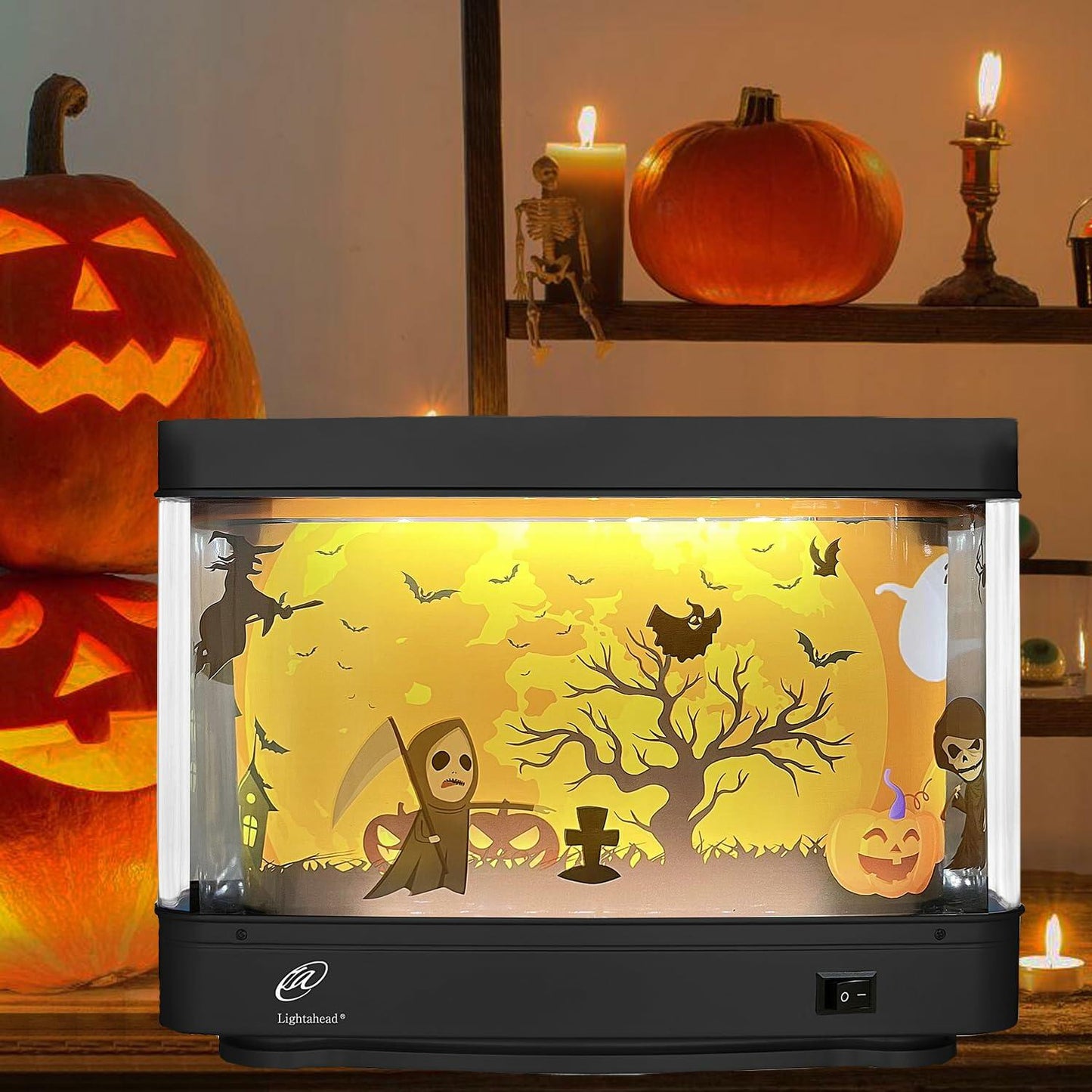 Lightahead Halloween LED Decorative Motion Picture Lamp