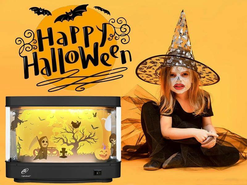 Lightahead Halloween LED Decorative Motion Picture Lamp