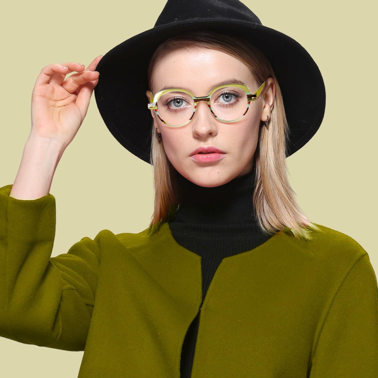 VisiWell Reading Glasses Women Blue Light Blocking 5 Pack 1.50 Mix Colors