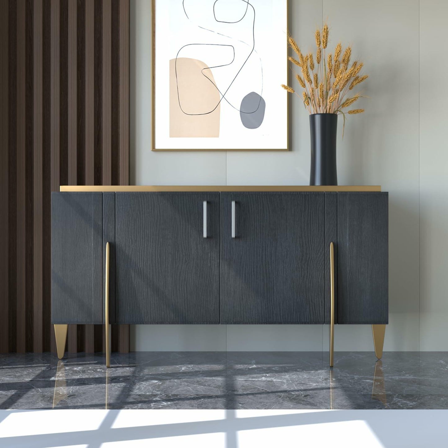 homdiy Stainless Steel Cabinet Pulls 6.25in Hole Center Silver 10Pack