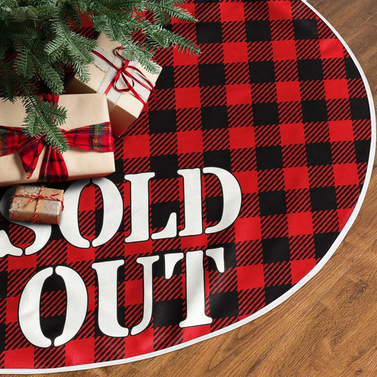 AVOIN colorlife Gingerbread Man Candy Christmas Tree Skirt 36 Inch