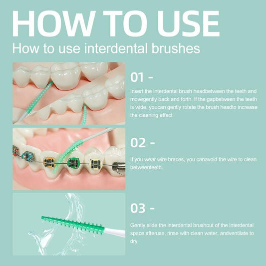 Fawnmum Soft-Picks Advanced Dental Picks 300 Count with Travel Case