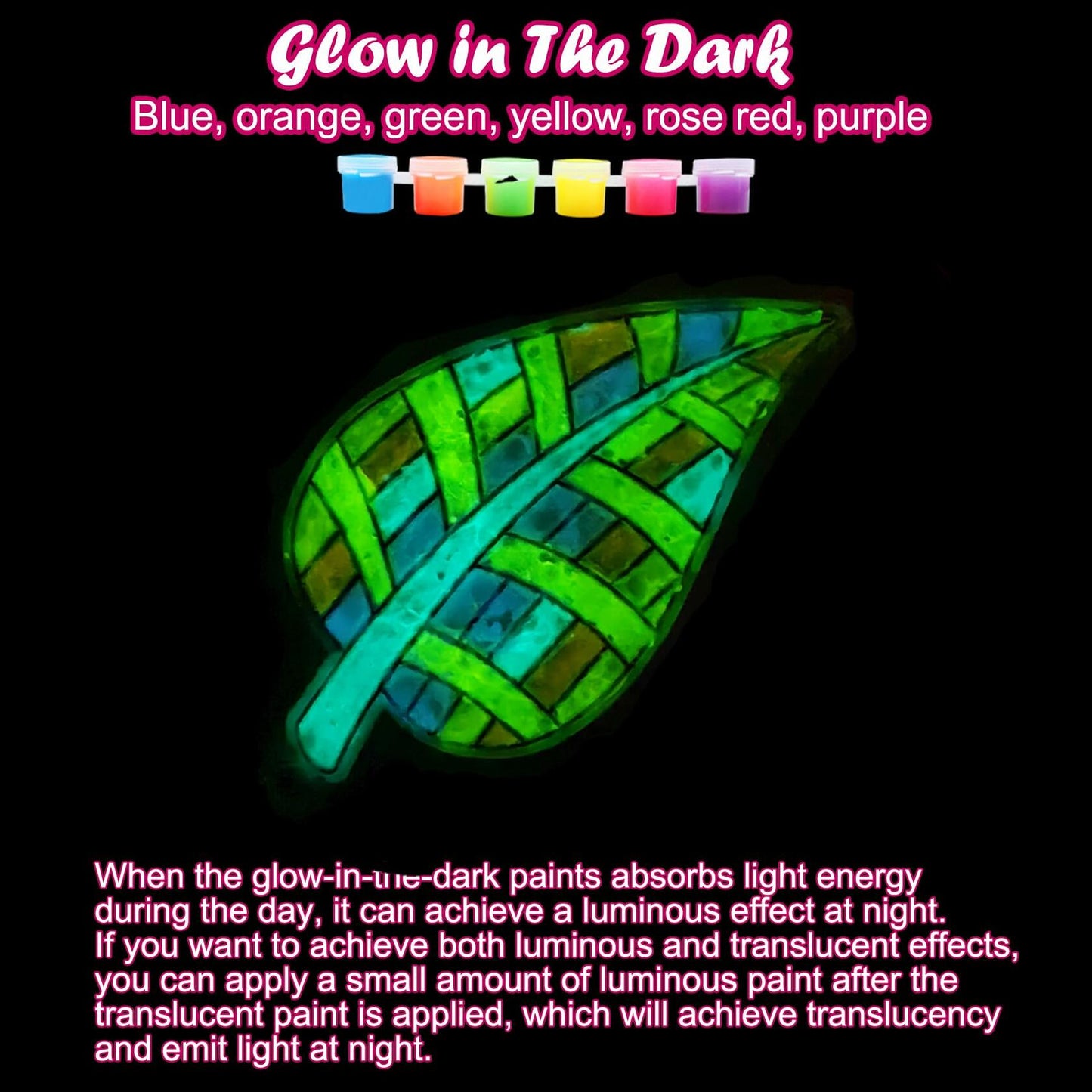 Ayhuhra Valentine Monster Suncatchers Craft DIY Kit 28 Sets