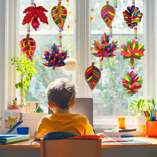 Ayhuhra Valentine Monster Suncatchers Craft DIY Kit 28 Sets