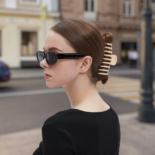 Hair Accessories Matte Non-Slip Large Claw Hair Clips for Thick Hair 4 Pack