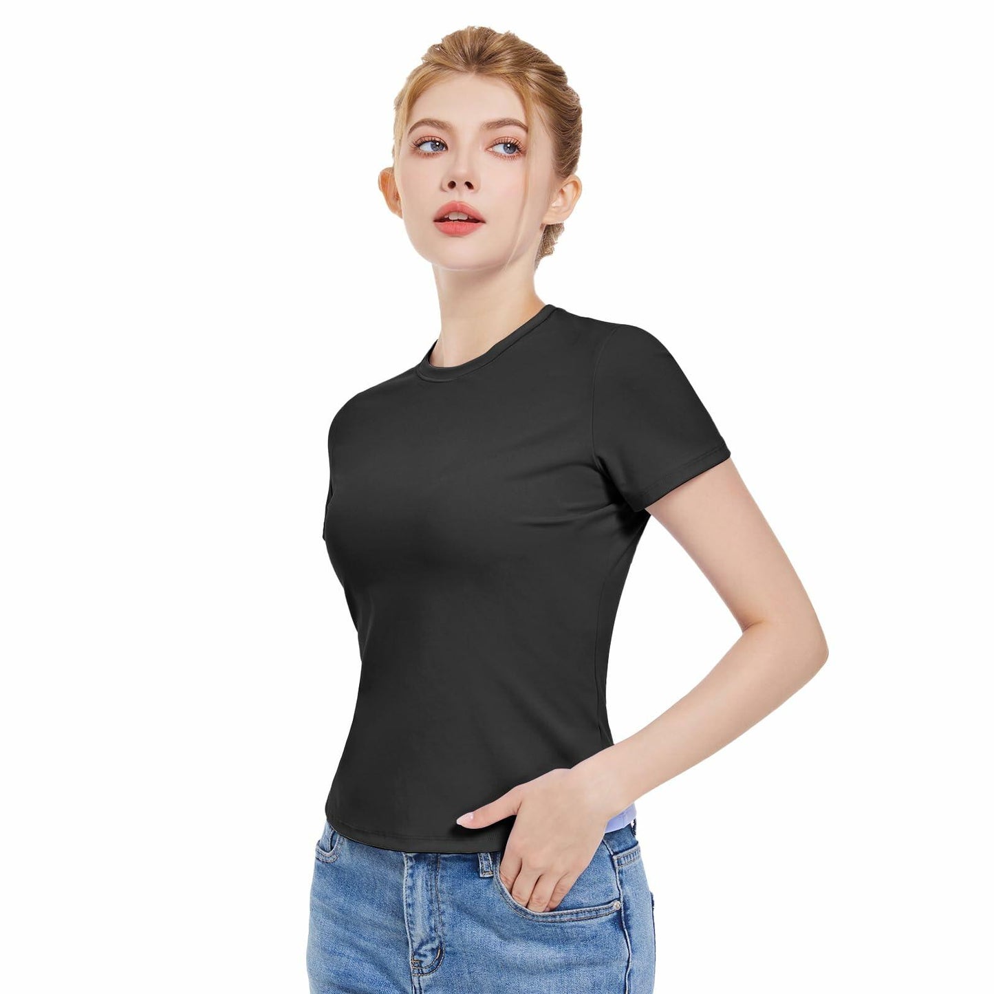 Pnosnesy Women's Slim Fit Casual Short Sleeve T-Shirt Size M