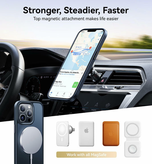 Opxyl Magnetic iPhone 13 Pro Max Case MagSafe Compatible Black 16FT Drop Prot