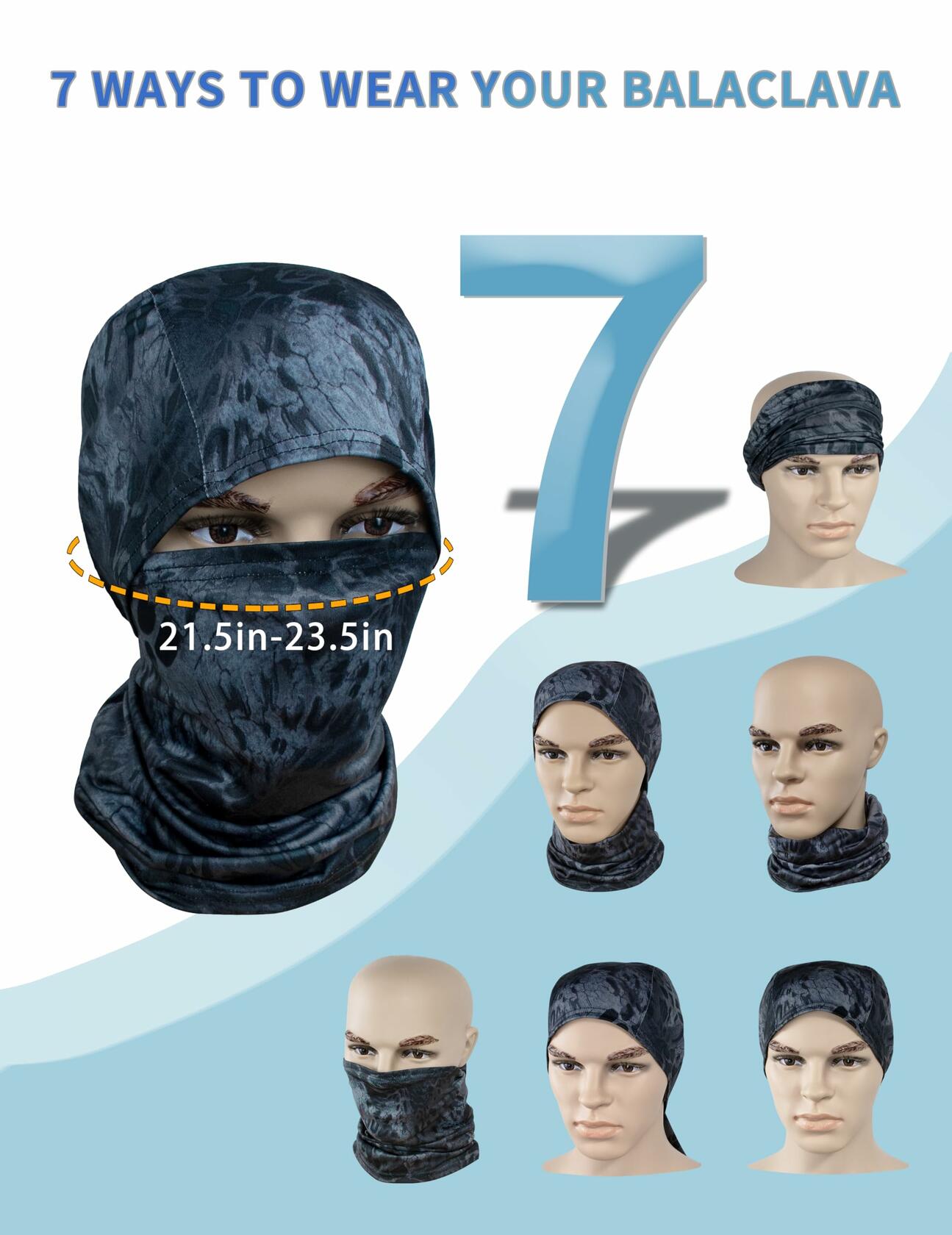 Shiesty 2 Pack Camouflage Balaclava Ski Mask Sun Protector