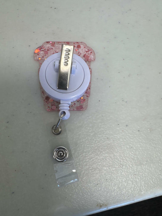 Plifal Retractable Badge Reel Holder Alligator Clip Nurse RN LPN