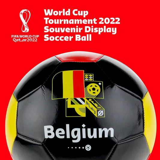 FIFA World Cup Qatar 2022 Belgium Soccer Ball Souvenir Multicolored