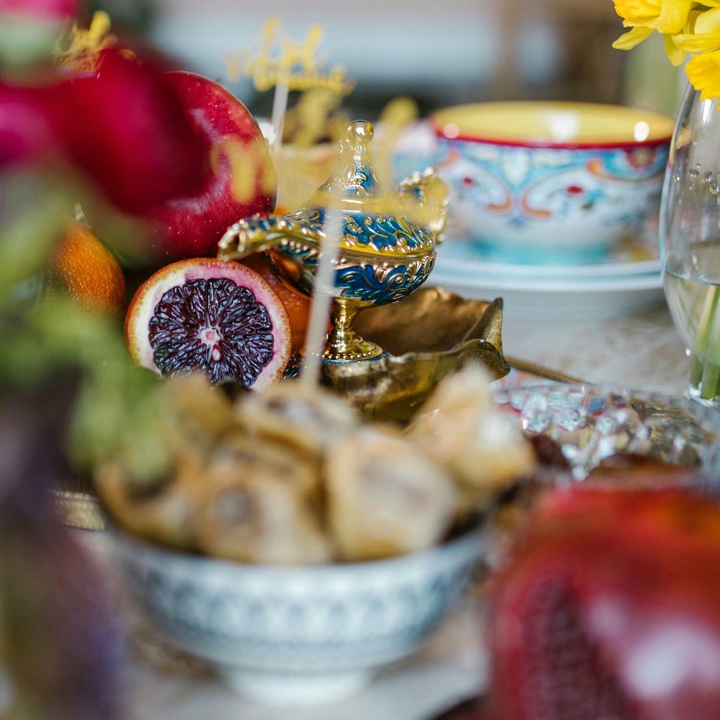 Moon and Star Ramadan Eid Mubarak Dessert Tray Islam Muslim Party Table Decor