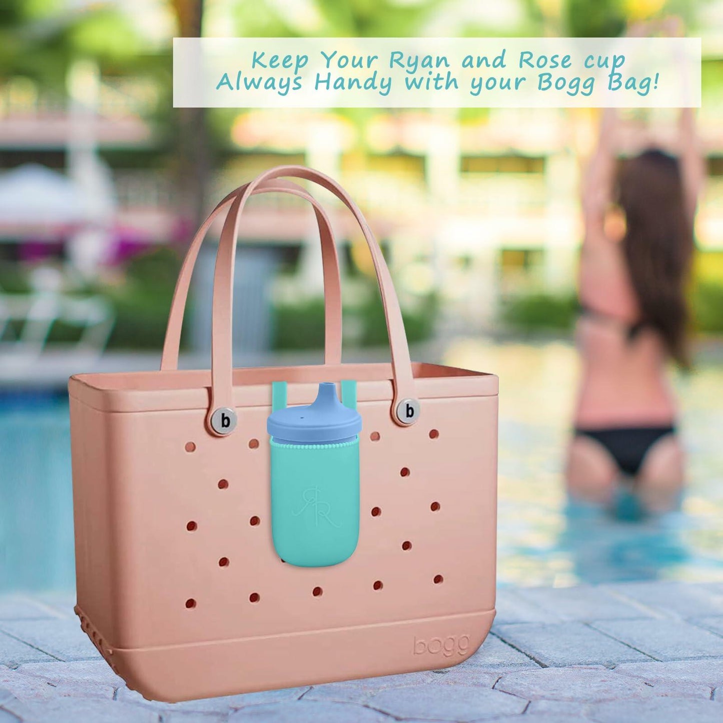 2Piece Hook Holder Accessories for Bogg Bags Neon Green Insert Charm Key Mask