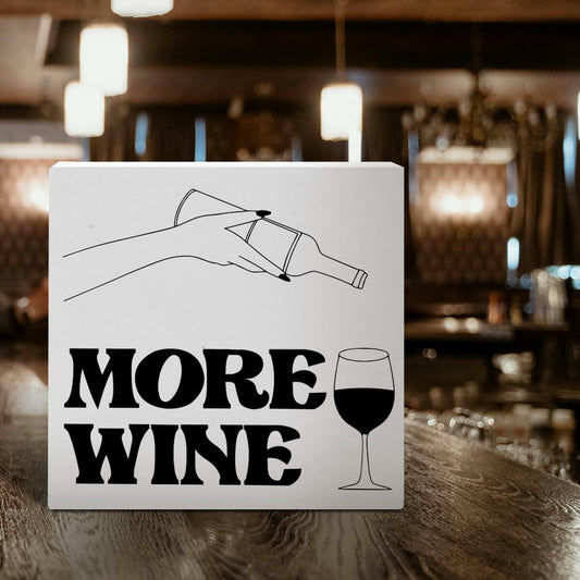 Bar Desk Decor Wooden Box Sign Wine Lover Gifts Home Kitchen Dining Room