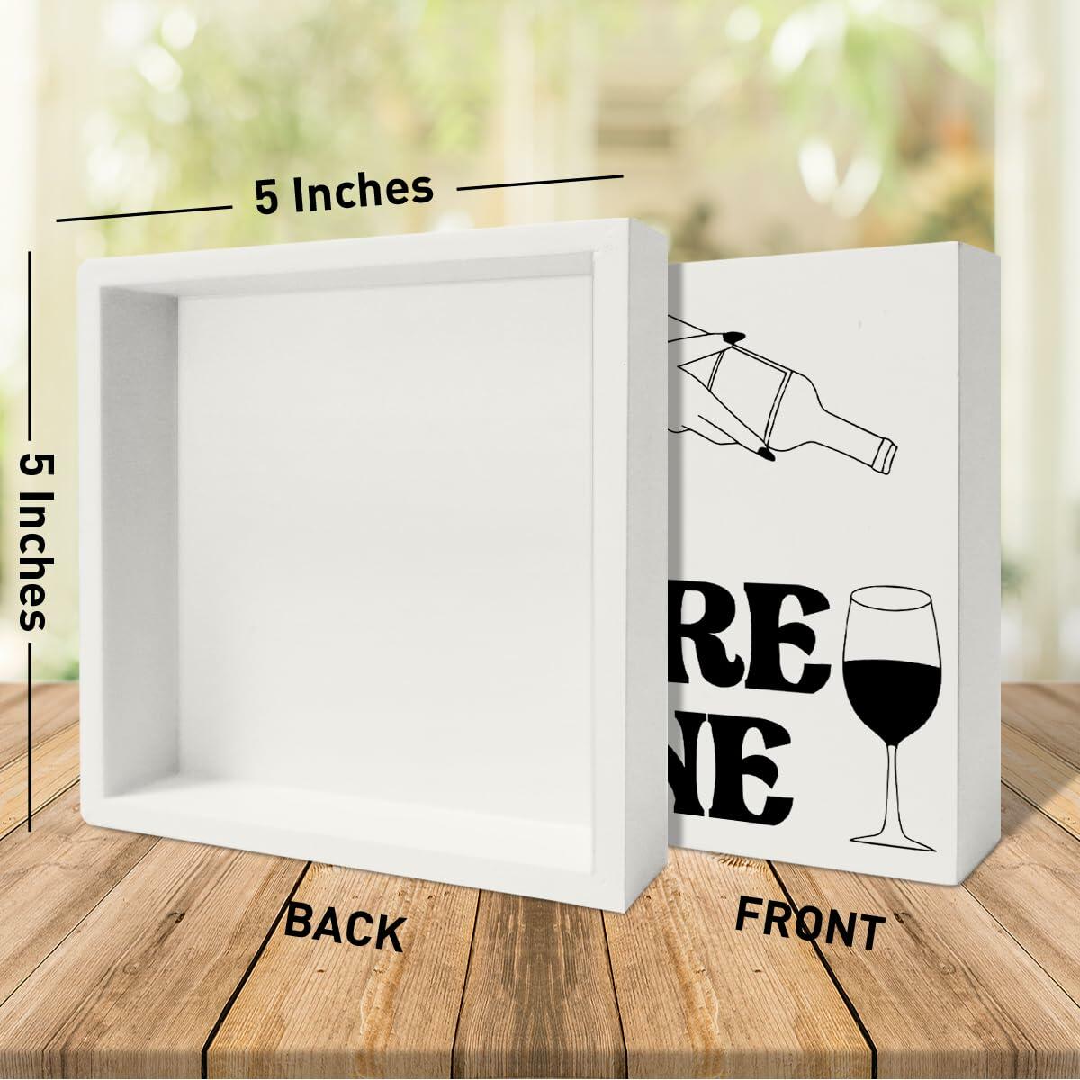 Bar Desk Decor Wooden Box Sign Wine Lover Gifts Home Kitchen Dining Room