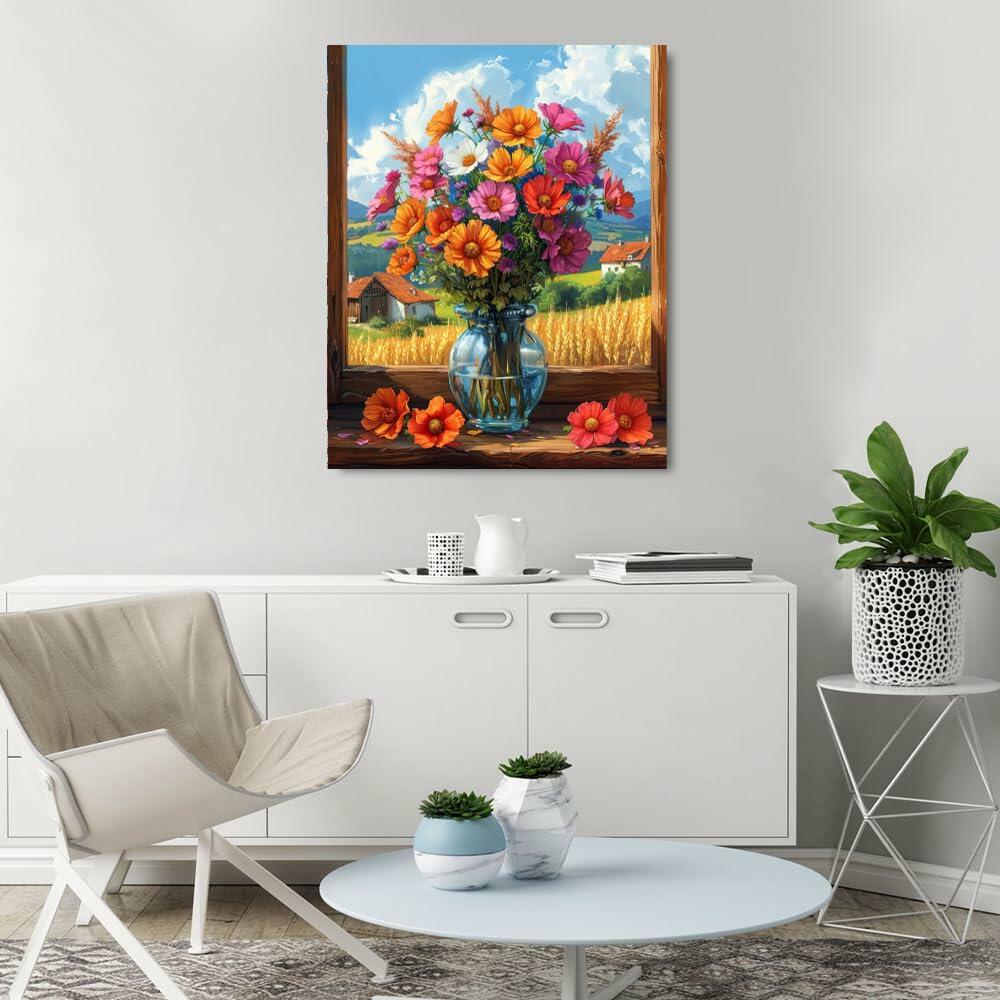 Breakfast Flatlay Paint by Numbers Kit for Adults 16x20in Without Frame