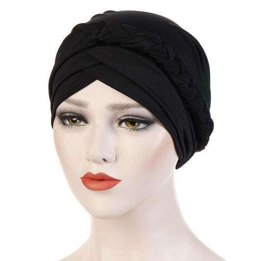 beauty YFJH Women Chemo Beanie Cancer Turban Head Wrap Caps Black