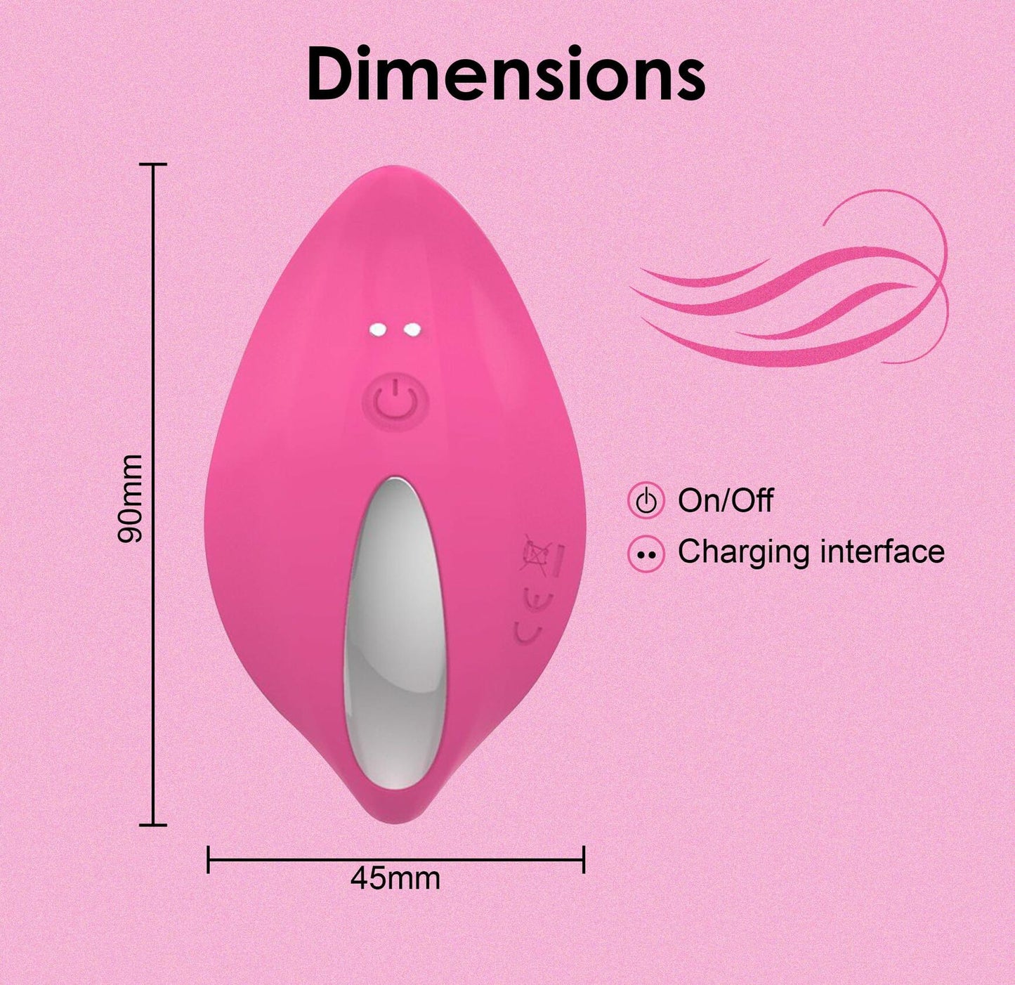 Panty Vibrator for Women Multi-Function Rechargeable Quiet Wearable