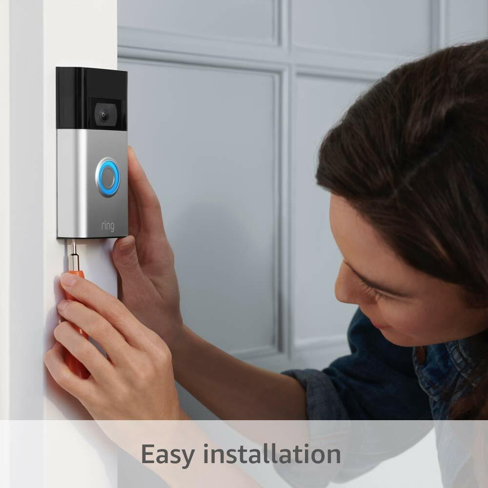Ring Video Doorbell 1080p HD Improved Motion Detection Venetian Bronze