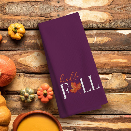 Voatok Fall Decor Towels Kitchen Bathroom Light Yellow