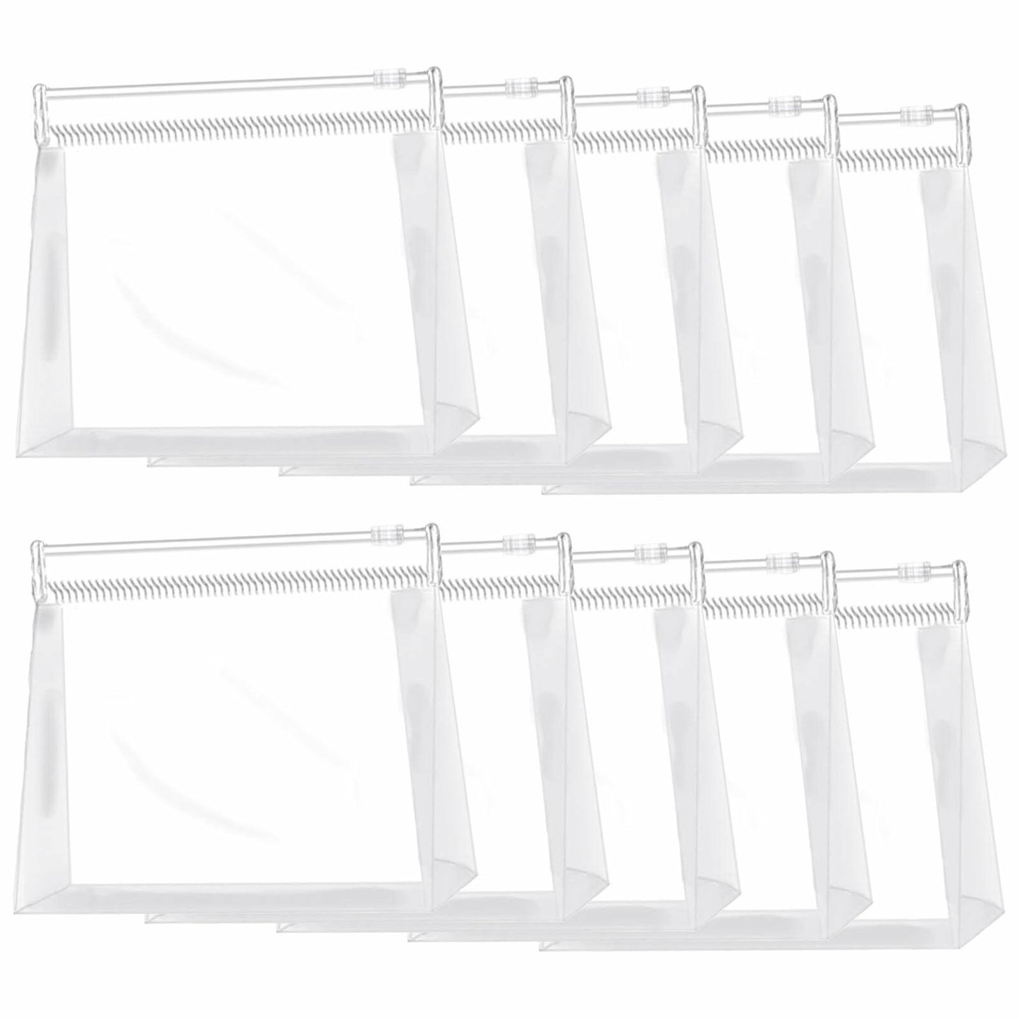 PIYIENR Clear Makeup Bag Set 5 Pcs Large PVC Waterproof Transparent Organizer