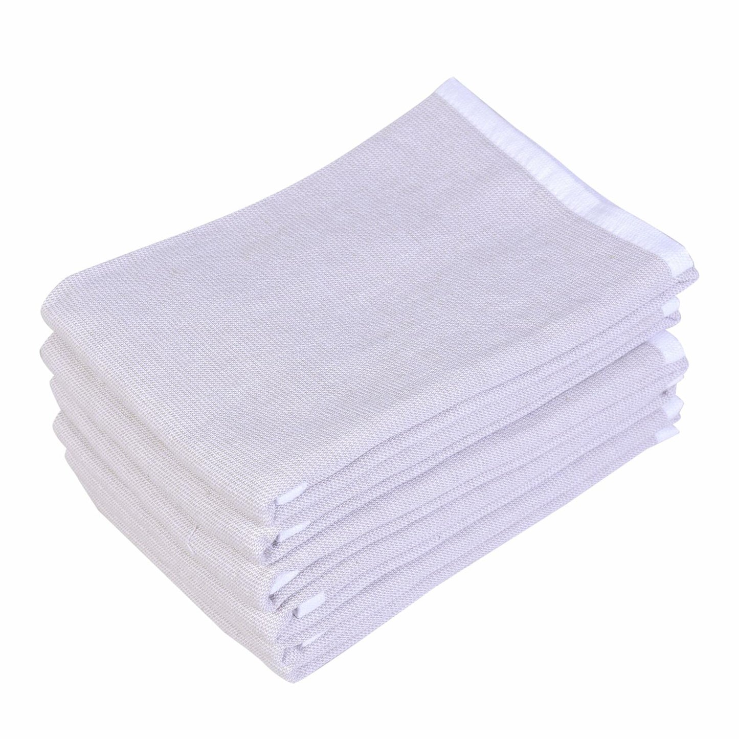 Yourtablecloth Dishtowels Set of 5 Nautical Blue Cotton Kitchen Towels
