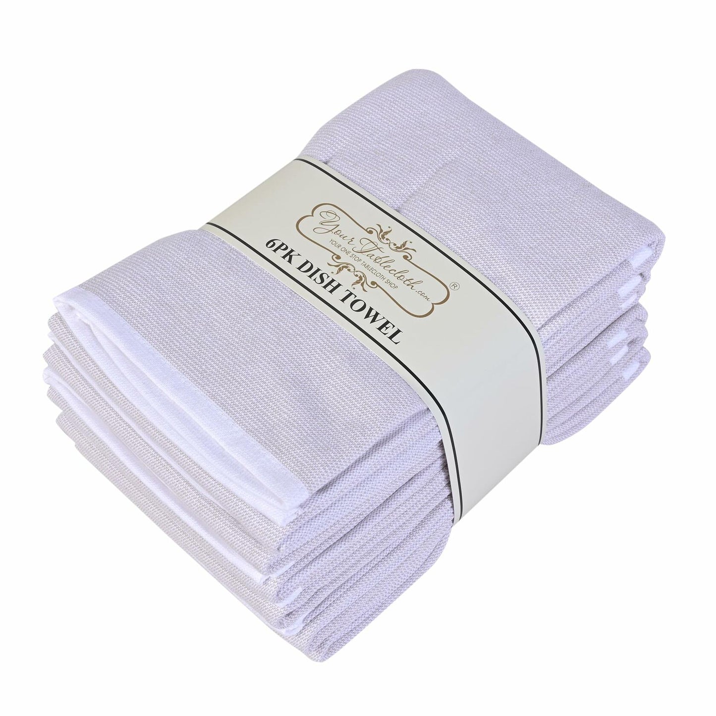 Yourtablecloth Dishtowels Set of 5 Nautical Blue Cotton Kitchen Towels
