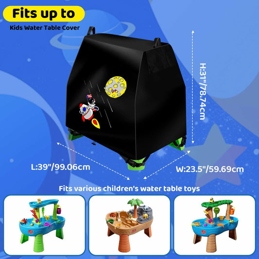 Goctoke Kids Waterproof Water Table Cover 39x23.5x31 Inch Outdoor