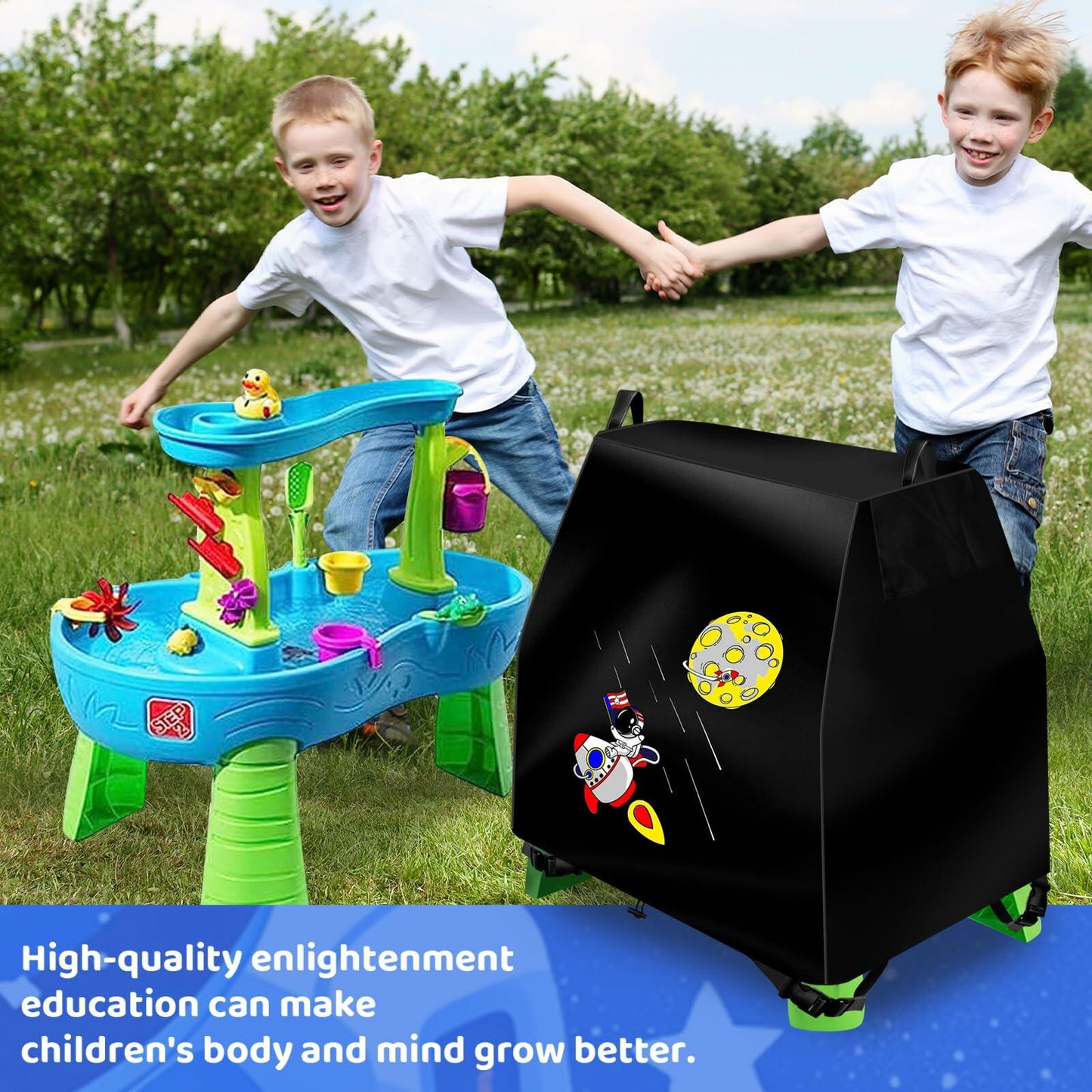 Goctoke Kids Waterproof Water Table Cover 39x23.5x31 Inch Outdoor